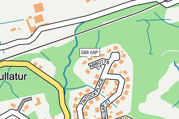 G68 0AP map - OS OpenMap – Local (Ordnance Survey)