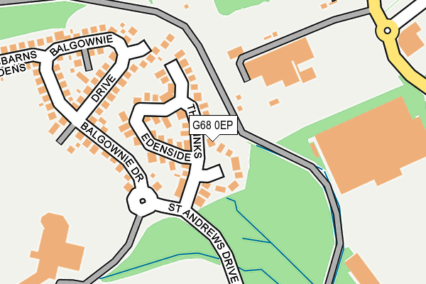 G68 0EP map - OS OpenMap – Local (Ordnance Survey)