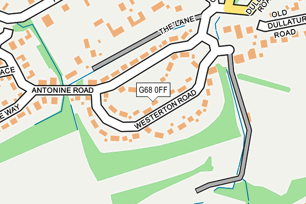 G68 0FF map - OS OpenMap – Local (Ordnance Survey)