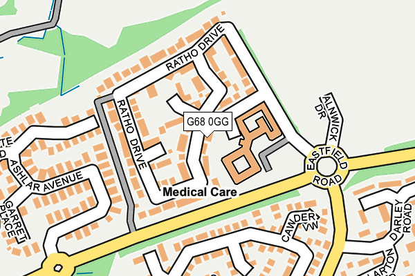 G68 0GG map - OS OpenMap – Local (Ordnance Survey)
