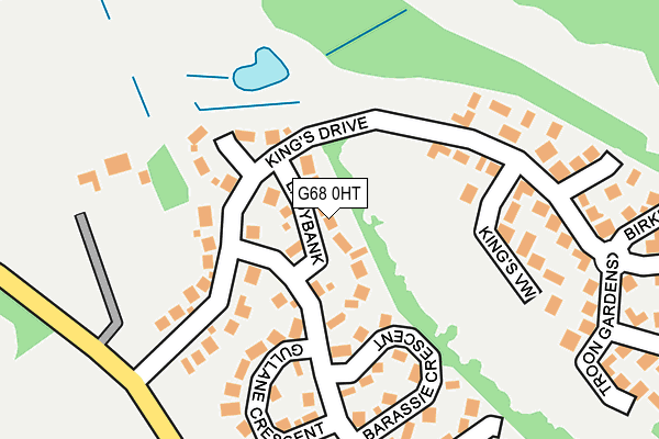 G68 0HT map - OS OpenMap – Local (Ordnance Survey)