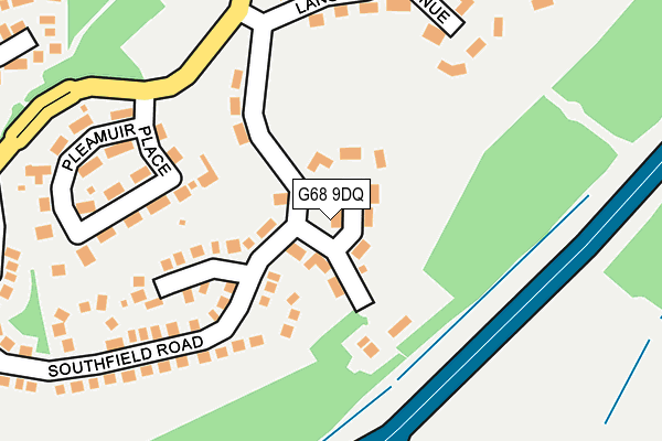 G68 9DQ map - OS OpenMap – Local (Ordnance Survey)