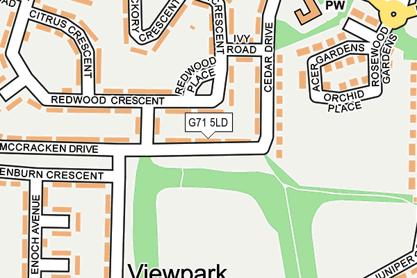 G71 5LD map - OS OpenMap – Local (Ordnance Survey)