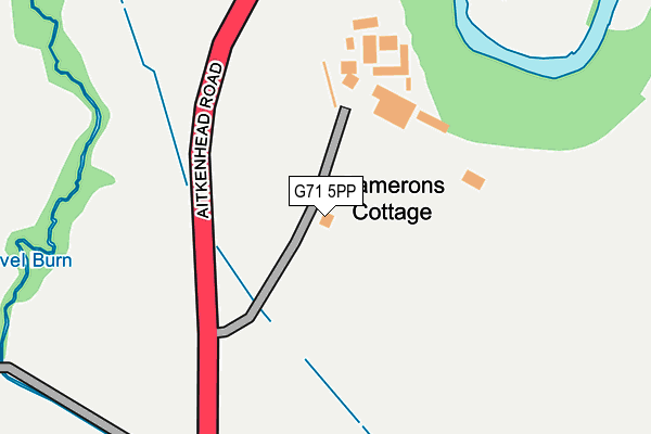 G71 5PP map - OS OpenMap – Local (Ordnance Survey)