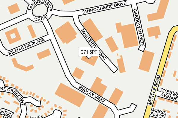 G71 5PT map - OS OpenMap – Local (Ordnance Survey)