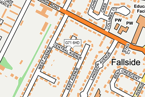 G71 6HD map - OS OpenMap – Local (Ordnance Survey)