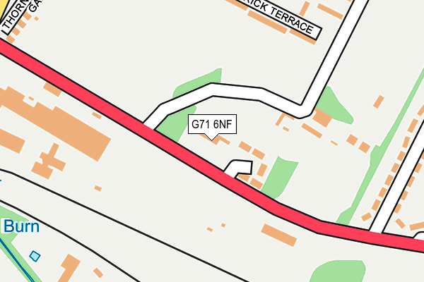 G71 6NF map - OS OpenMap – Local (Ordnance Survey)
