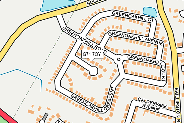 G71 7QY map - OS OpenMap – Local (Ordnance Survey)