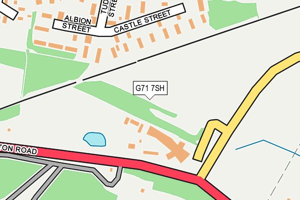 G71 7SH map - OS OpenMap – Local (Ordnance Survey)