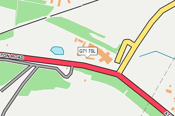 G71 7SL map - OS OpenMap – Local (Ordnance Survey)