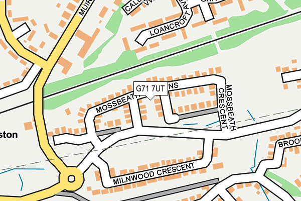 G71 7UT map - OS OpenMap – Local (Ordnance Survey)