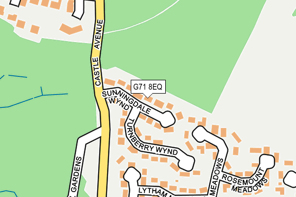 G71 8EQ map - OS OpenMap – Local (Ordnance Survey)