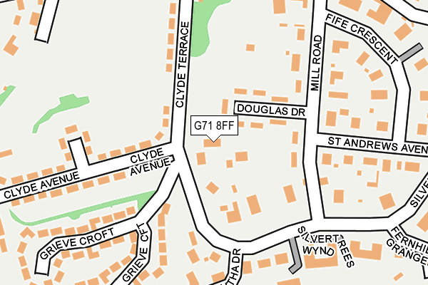 G71 8FF map - OS OpenMap – Local (Ordnance Survey)