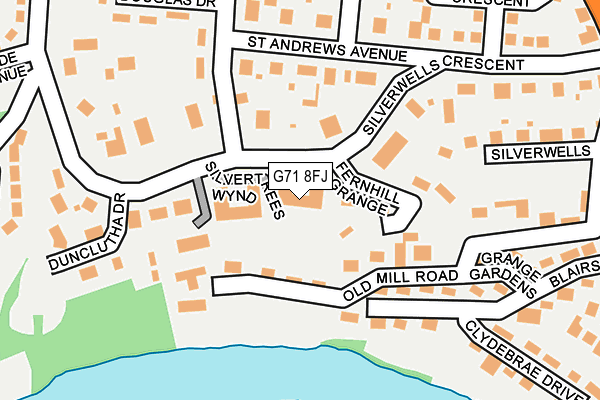 G71 8FJ map - OS OpenMap – Local (Ordnance Survey)