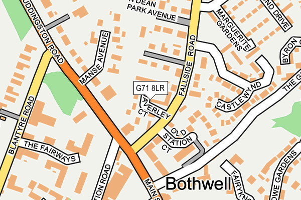 G71 8LR map - OS OpenMap – Local (Ordnance Survey)