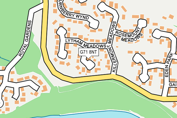 G71 8NT map - OS OpenMap – Local (Ordnance Survey)