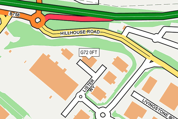 G72 0FT map - OS OpenMap – Local (Ordnance Survey)