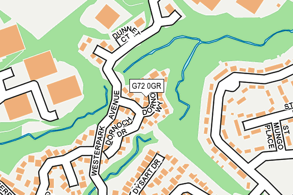 G72 0GR map - OS OpenMap – Local (Ordnance Survey)