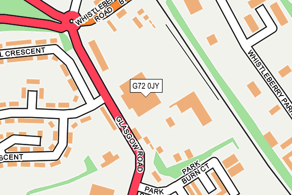 G72 0JY map - OS OpenMap – Local (Ordnance Survey)