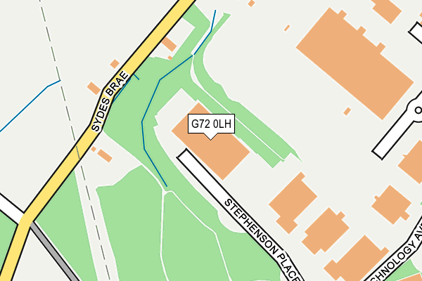 G72 0LH map - OS OpenMap – Local (Ordnance Survey)