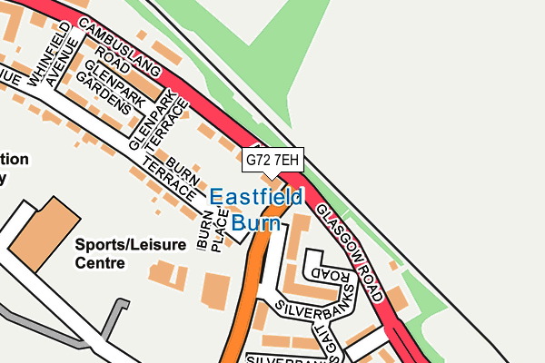 G72 7EH map - OS OpenMap – Local (Ordnance Survey)