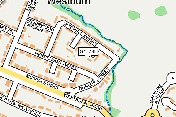 G72 7SL map - OS OpenMap – Local (Ordnance Survey)