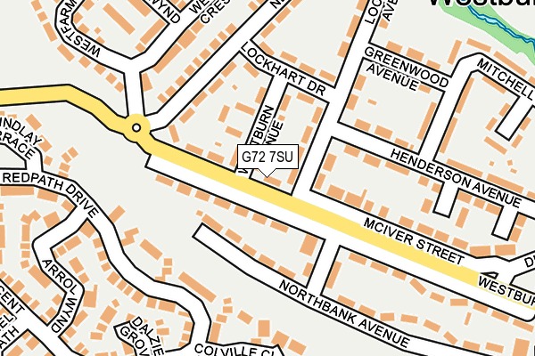 G72 7SU map - OS OpenMap – Local (Ordnance Survey)