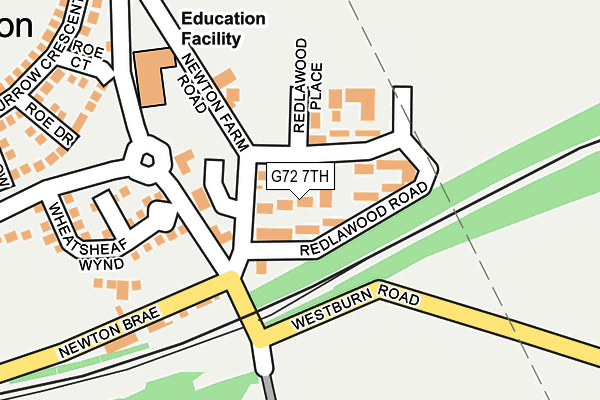 G72 7TH map - OS OpenMap – Local (Ordnance Survey)