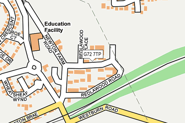 G72 7TP map - OS OpenMap – Local (Ordnance Survey)