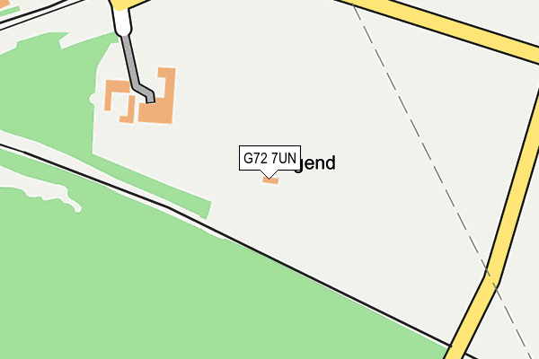 G72 7UN map - OS OpenMap – Local (Ordnance Survey)