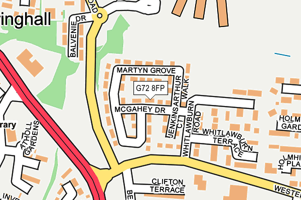 G72 8FP map - OS OpenMap – Local (Ordnance Survey)