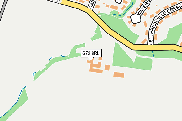 G72 8RL map - OS OpenMap – Local (Ordnance Survey)