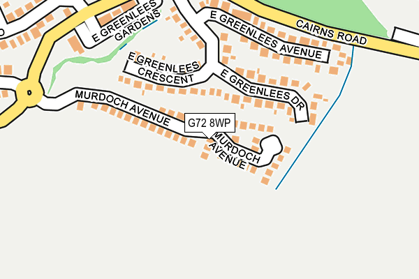 G72 8WP map - OS OpenMap – Local (Ordnance Survey)
