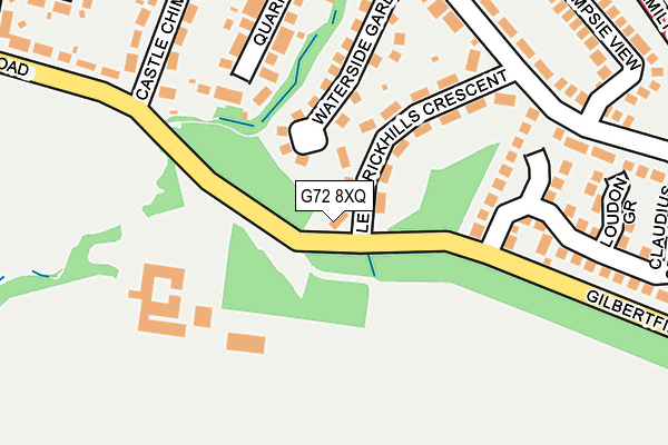 G72 8XQ map - OS OpenMap – Local (Ordnance Survey)