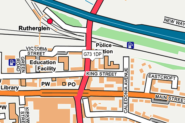 G73 1DP map - OS OpenMap – Local (Ordnance Survey)