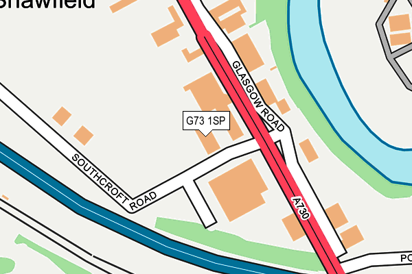G73 1SP map - OS OpenMap – Local (Ordnance Survey)