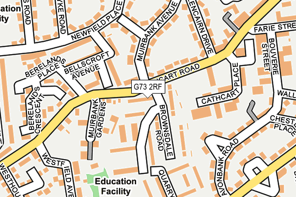 G73 2RF map - OS OpenMap – Local (Ordnance Survey)
