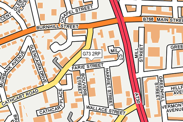 G73 2RP map - OS OpenMap – Local (Ordnance Survey)