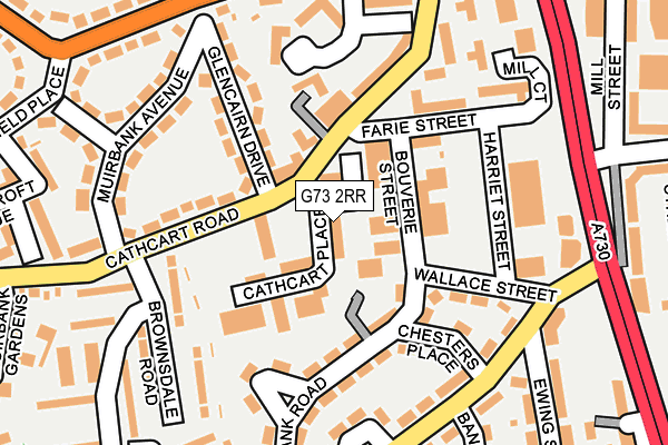 G73 2RR map - OS OpenMap – Local (Ordnance Survey)