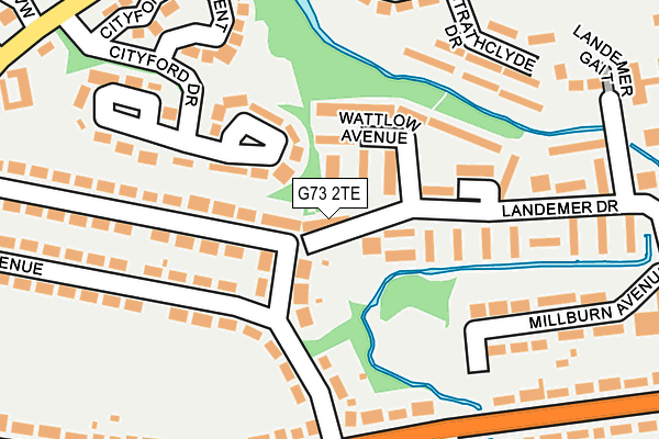 G73 2TE map - OS OpenMap – Local (Ordnance Survey)
