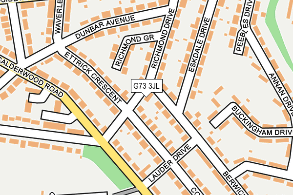 G73 3JL map - OS OpenMap – Local (Ordnance Survey)
