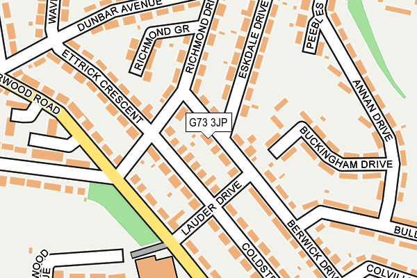 G73 3JP map - OS OpenMap – Local (Ordnance Survey)