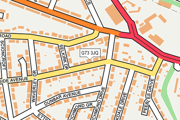 G73 3JQ map - OS OpenMap – Local (Ordnance Survey)