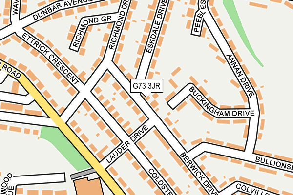 G73 3JR map - OS OpenMap – Local (Ordnance Survey)