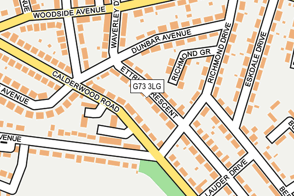 G73 3LG map - OS OpenMap – Local (Ordnance Survey)