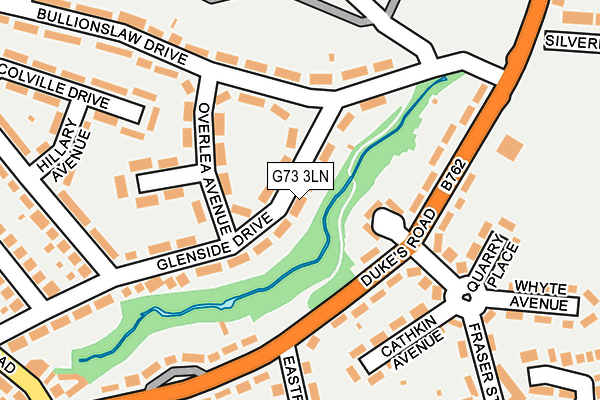 G73 3LN map - OS OpenMap – Local (Ordnance Survey)