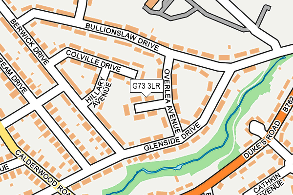 G73 3LR map - OS OpenMap – Local (Ordnance Survey)