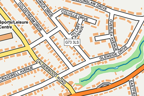 G73 3LS map - OS OpenMap – Local (Ordnance Survey)