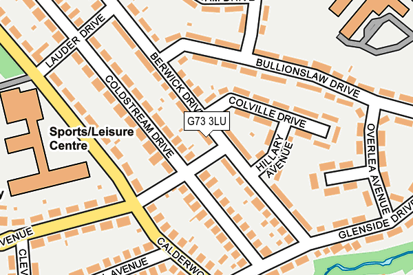 G73 3LU map - OS OpenMap – Local (Ordnance Survey)