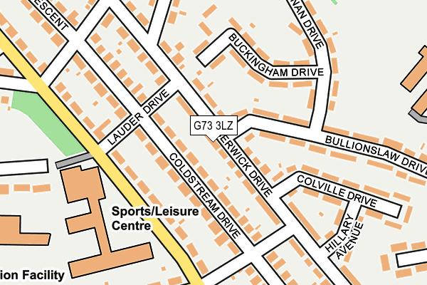 G73 3LZ map - OS OpenMap – Local (Ordnance Survey)